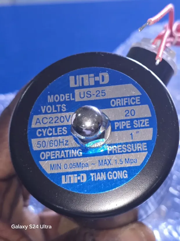 UNI-D Solenoid Valve 1″ Supplier In Bangladesh