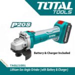 20V 8500/MIN Angle Grinder Total Brand TAGLI1001 (Without Battery & Charger) SUPPLIER IN BANGLADESH