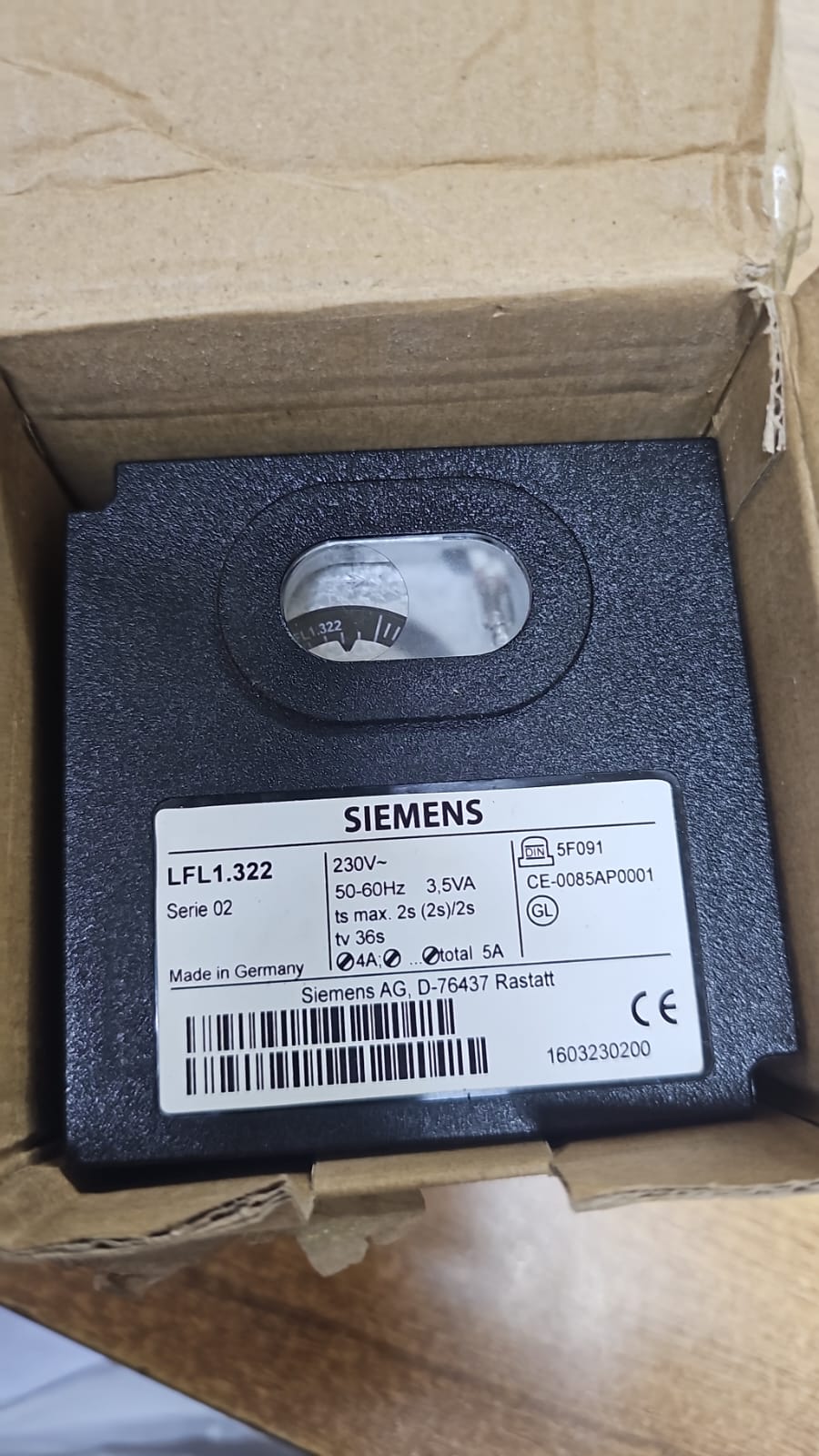 Siemens LFL1.322 Burner Control Box SUPPLIER IN BANGLADESH