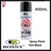 400 ml Flat Black Color Spray Paint Bosny Brand Supplier In Bangladesh