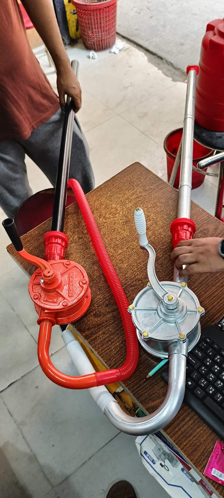 Aluminum Hand Rotary Oil Pump SUPPLIER IN BANGLADESH
