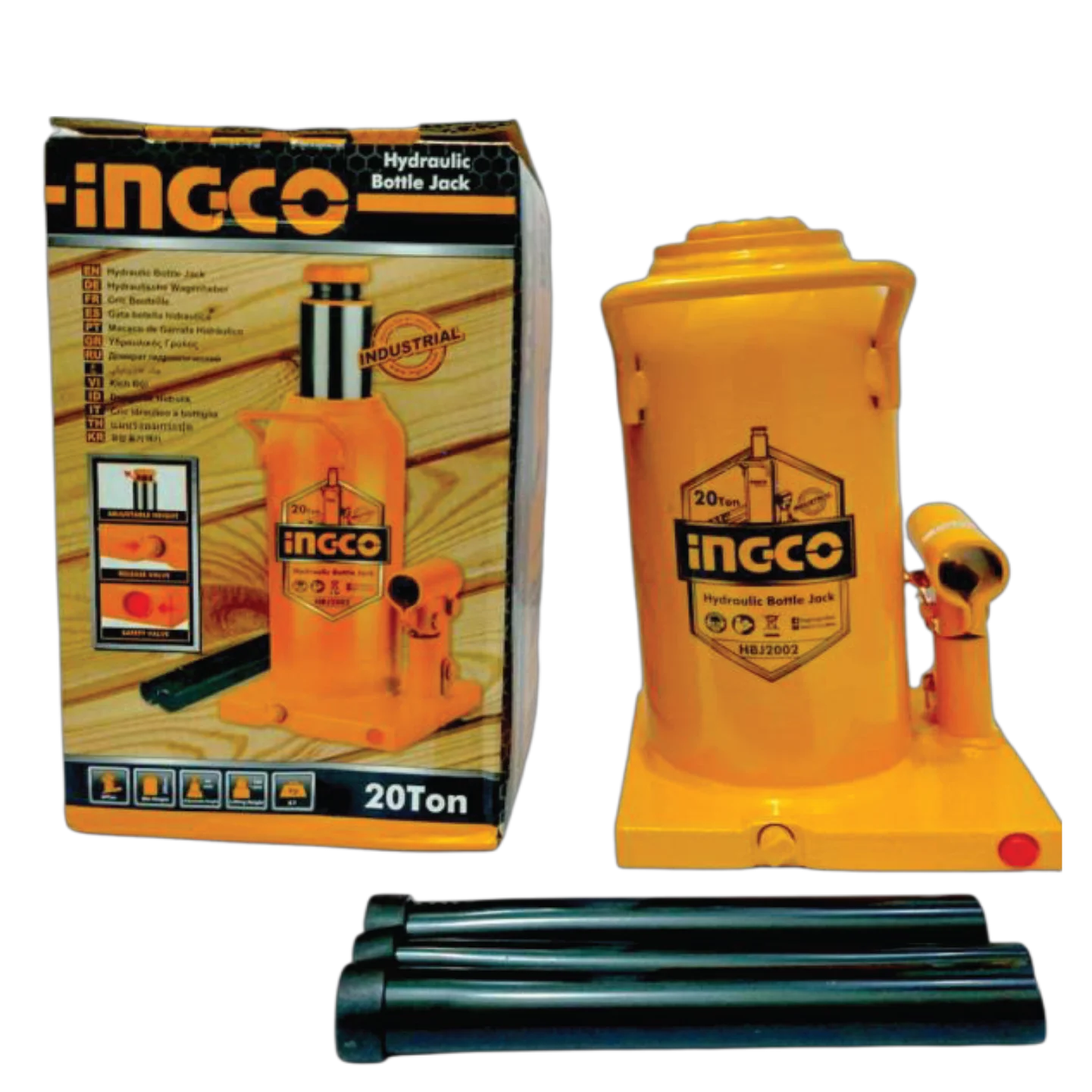 6 Ton Industrial Hydraulic Bottle Jack INGCO Brand SUPPLIER IN BANGLADESH
