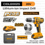 Lithium-Ion IMPACT DRILL CIDLI200215 SUPPLIER IN BANGLADESH