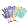 12 Pair Cotton Dot Working Gloves Multi Color Supplier in Bangladesh