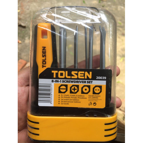 TOLSEN 8 in 1 Interchangeable Screwdriver Set Supplier In Bangladesh