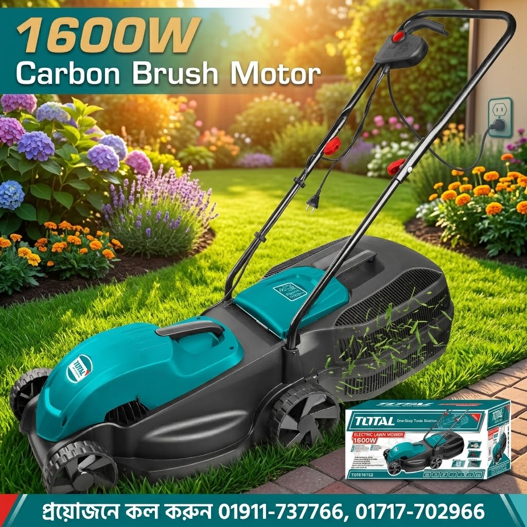 Total ELECTRIC LAWN MOWER 1600W SUPPLIER IN BANGLADESH