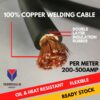 Black Color Heavy Welding Cable Suppiler in Bangladesh