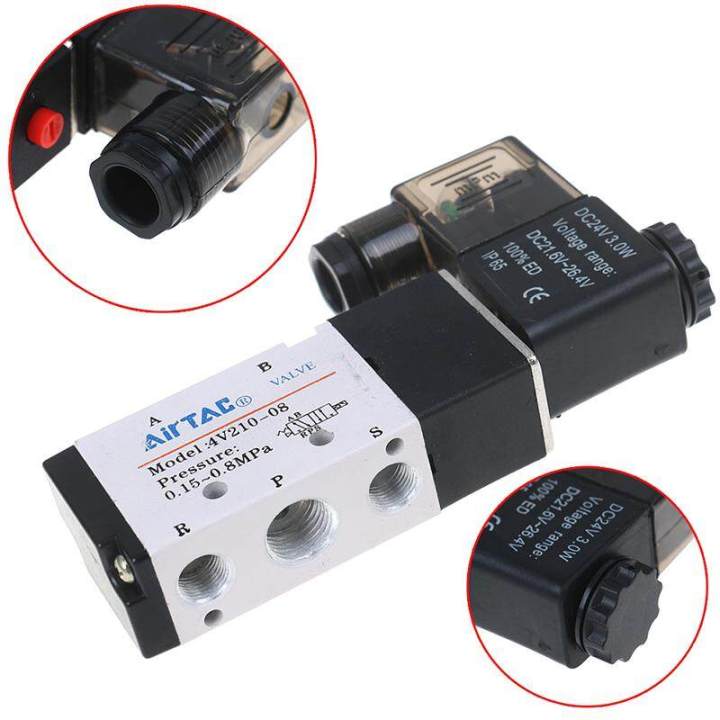 AIRTAC 4V210-08 SINGLE SOLENOID VALVE – AC 220V Supplier In Bangladesh