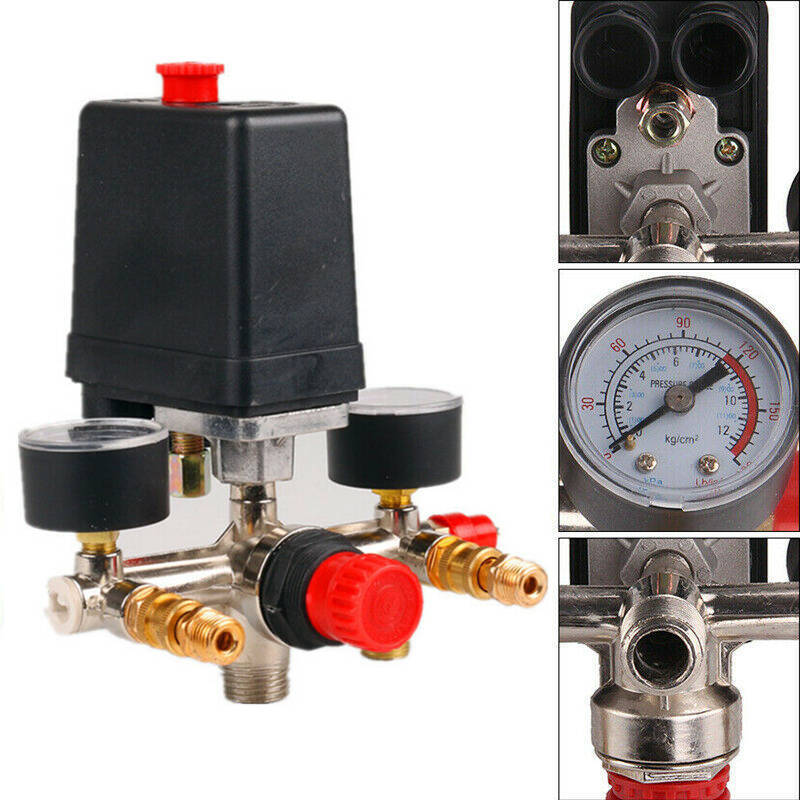 Air Compressor Pressure Control Switch with Gauge Regulator Control Valve Supplier In Bangladesh