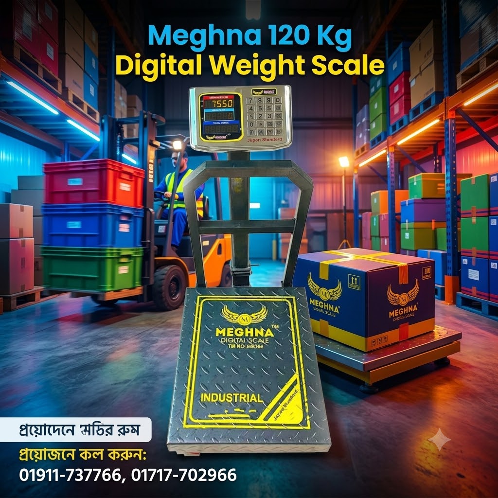 Meghna 120 Kg Digital Weight Scale SUPPLIER IN BANGLADESH
