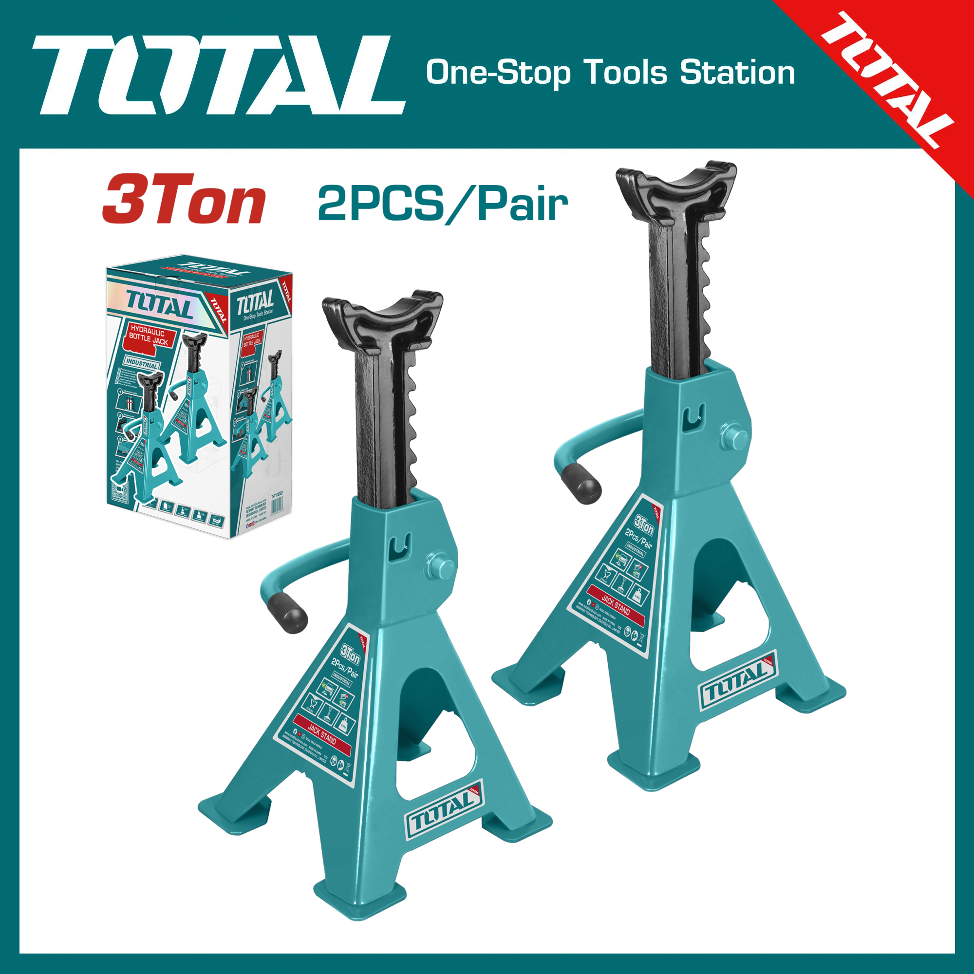Jack stand 3 Ton Total Brand SUPPLIER IN BANGLADESH