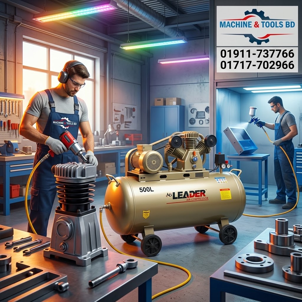Industrial Air Compressor 500L-Leader SUPPLIER IN BANGLADESH