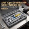 Aiwa Multi-Purpose 40 pcs combination socket wrench set Supplier In Bangladesh