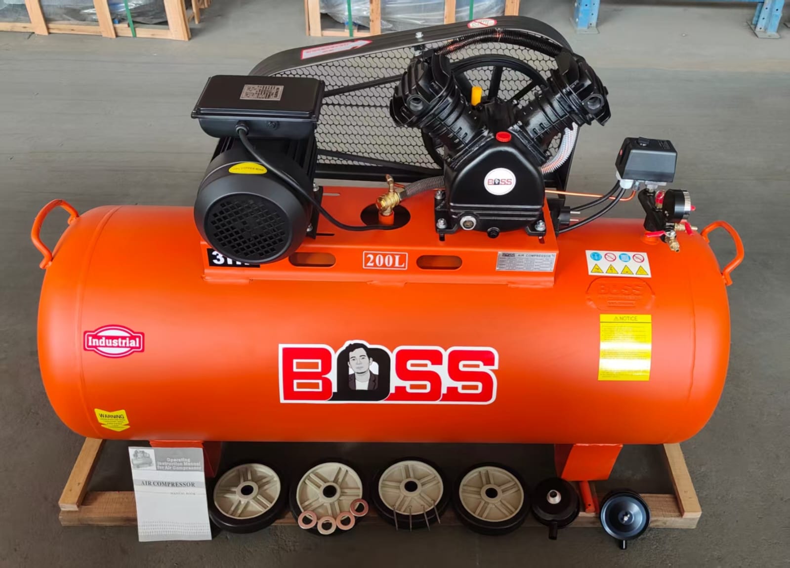BOSS 200L Air Compressor SUPPLIER IN BANGLADESH