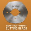 Blade for Round Knife Cloth Cutting Machine (110 mm) SUPPLIER IN BANGLADESH