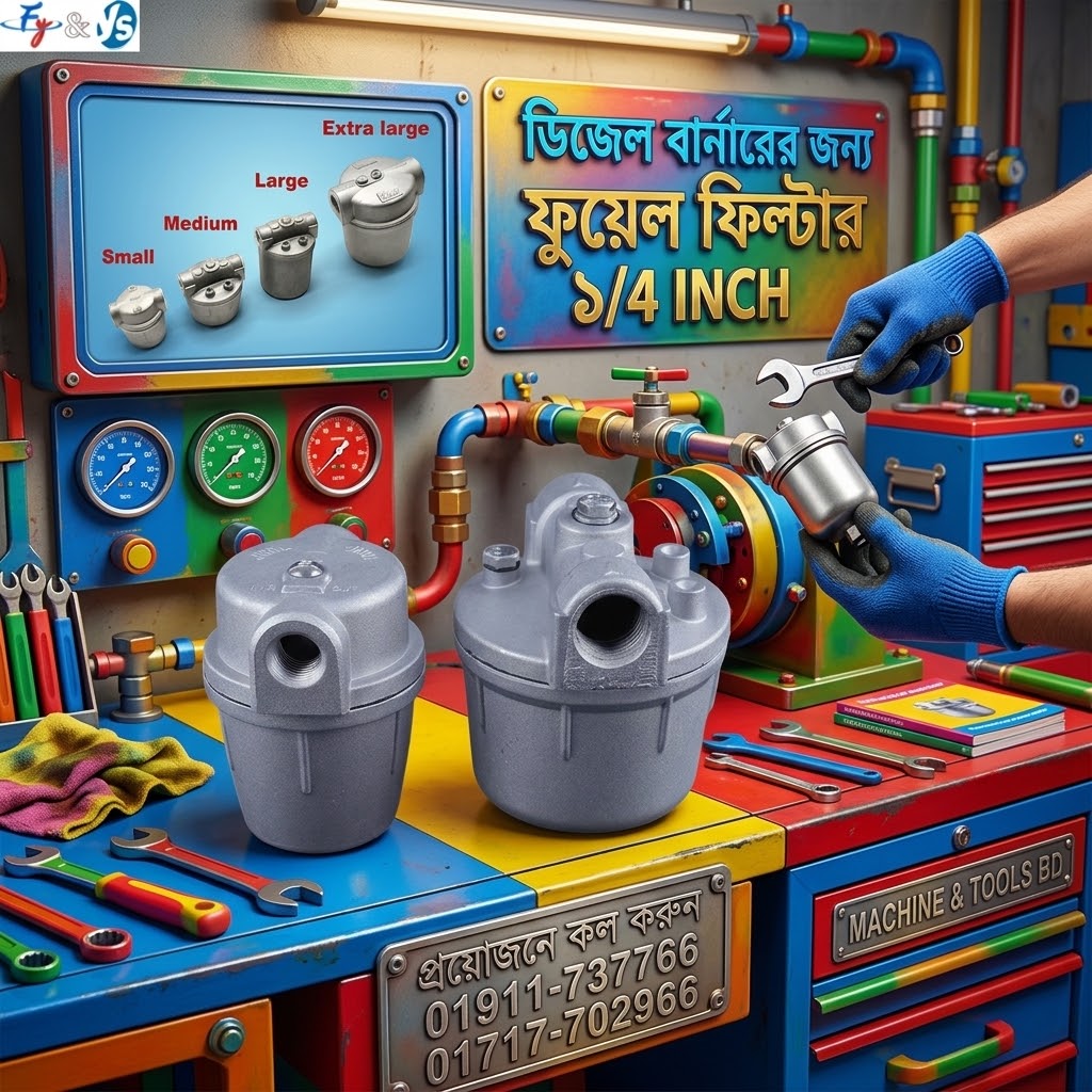 Fuel Filter for Diesel Burner 1/4 INCH SUPPLIER IN BANGLADESH