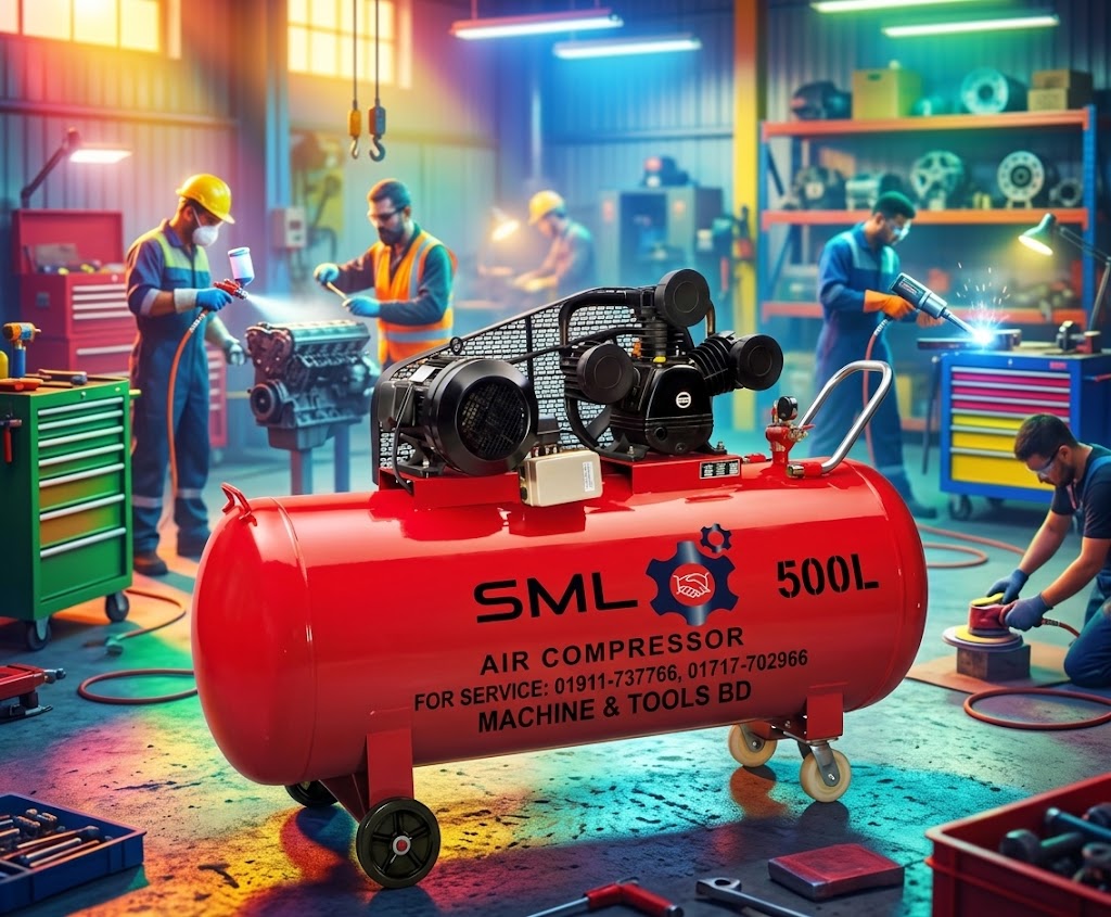 500L Air Compressor (Piston Type) SML SUPPLIER IN BANGLADESH