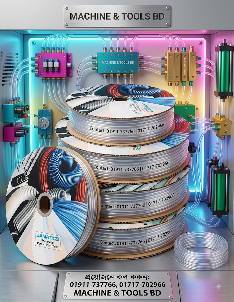 JANATICS Pneumatic Pipe – 10mm Clear SUPPLIER IN BANGLADESH