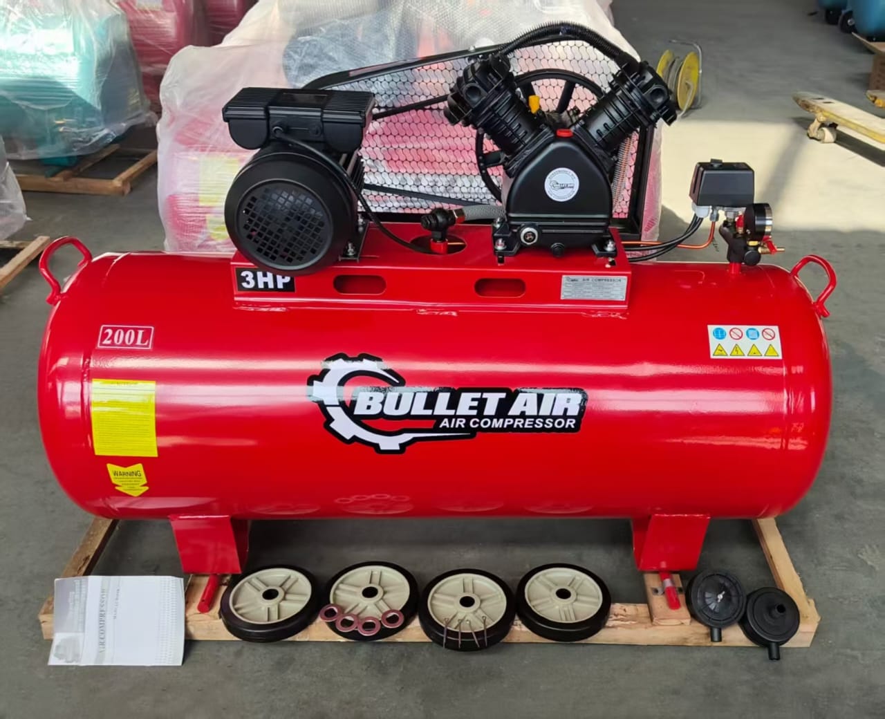 AIR COMPRESSOR 100L BULLET BRAND SUPPLIER IN BANGLADESH