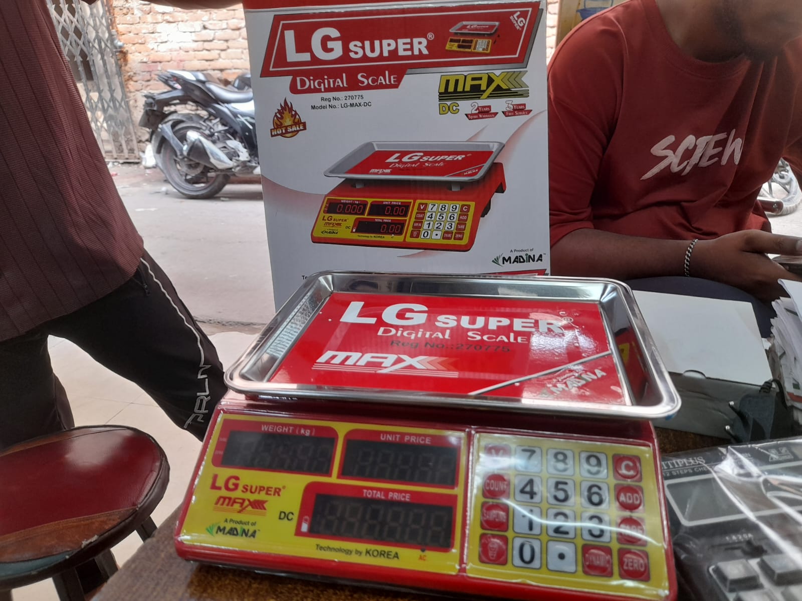 LG Super 40kg/1g-MAX-DC TYPE- Digital Scale supplier in bd