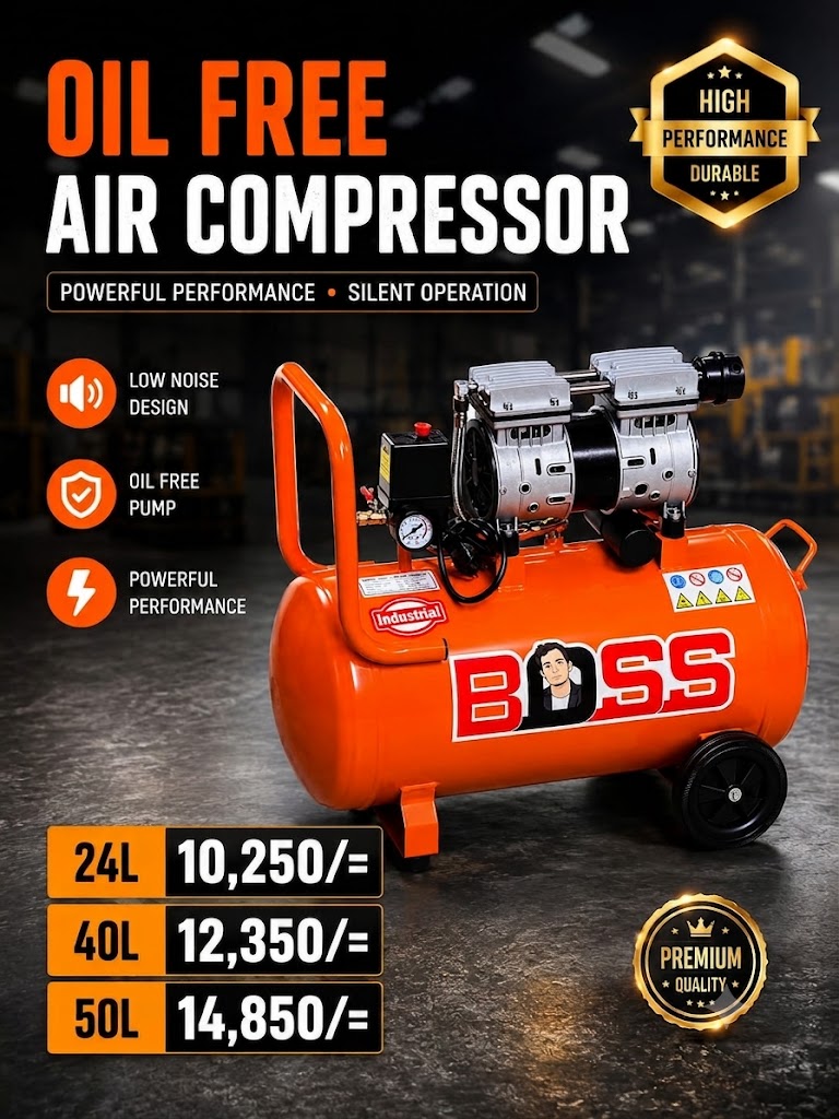 BOSS Oil-Free Air Compressor Supplier In Bangladesh-01911737766