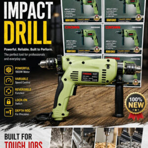 CROMN Professional Impact Drill Supplier In Bangladesh-01911737766