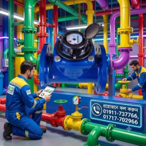 ECO WATER FLOW METER 5 INCH FLANGE TYPE SUPPLIER IN BANGLADESH