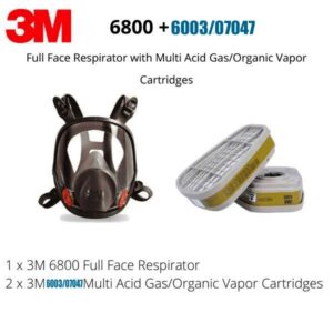 3M Full Facepiece Reusable Respirator 6800 With Filter SUPPLIER IN BANGLADESH