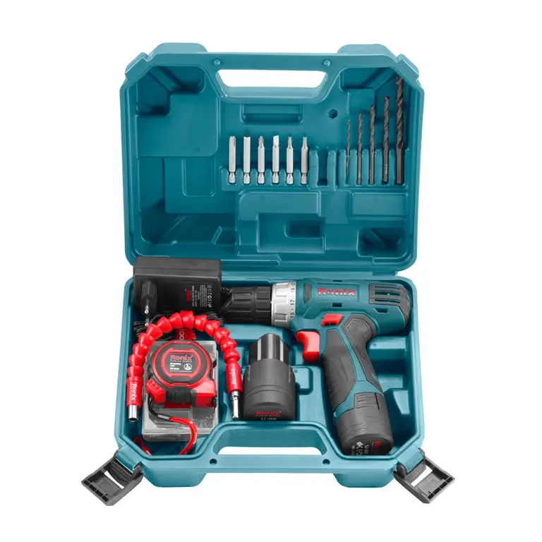 RONIX 12V Cordless Drill Driver Set-19pcs-10mm-21N.m Supplier In Bangladesh