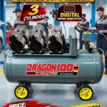 DRAGON 100L OIL FREE 3 HEAD AIR COMPRESSOR SUPPLIER IN BANGLADESH