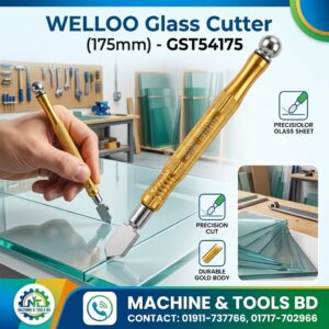 WELLOO Glass Cutter (175mm) - GST54175 SUPPLIER IN BANGLADESH